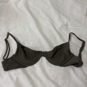 Abercrombie Green Underwire Bikini Top